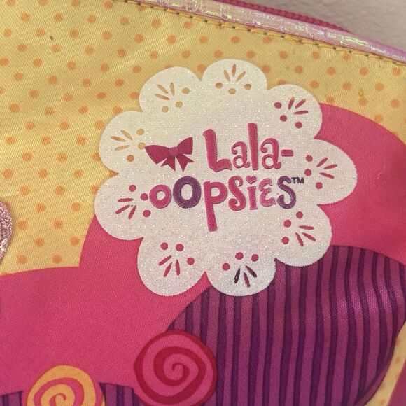 Lalaloopsy Lala-oopsies Pink Cat Zipper Pencil Case Makeup Pouch Doll Accessory - Picture 5 of 7